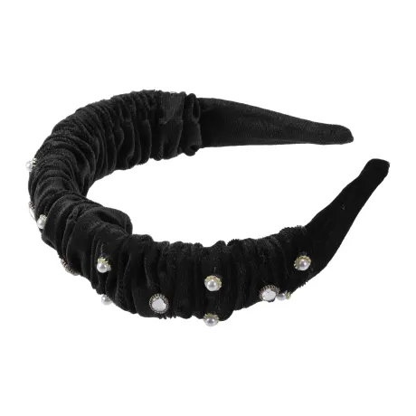 Unique Bargains - Rhinestone Glitter Padded Plush Headband