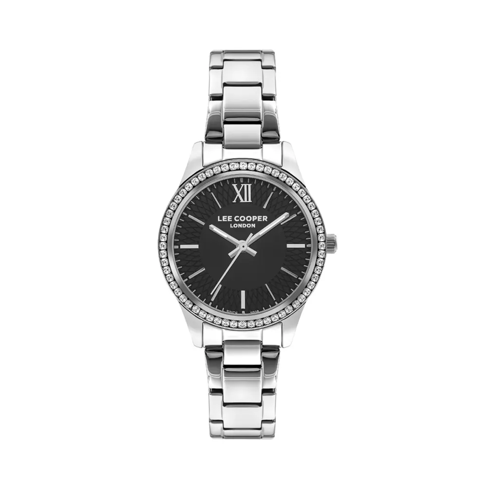 LEE COOPER-Montre Dames Argenté 34mm Cadran Argent