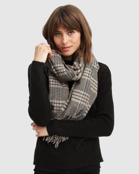 BELLE&BLOOM-  Aspen Plaid Scarf