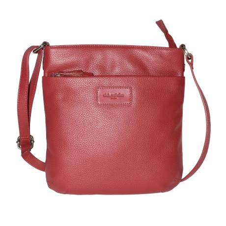 Club Rochelier Ladies' Leather Top Zipper Crossbody