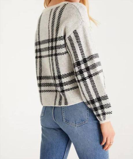 Z Supply - Solange Plaid Sweater