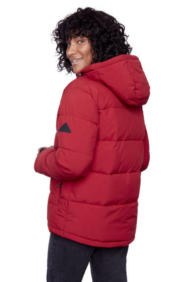 Alpine North - FORILLON | Manteau court matelassé en duvet vegan recyclé pour femme