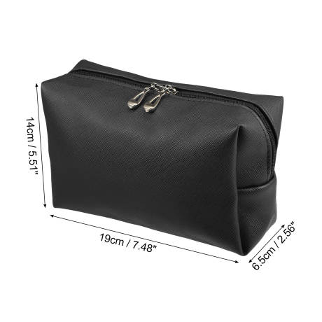 Unique Bargains- Makeup Cosmetic Travel Bag Waterproof PU Leather Case Large