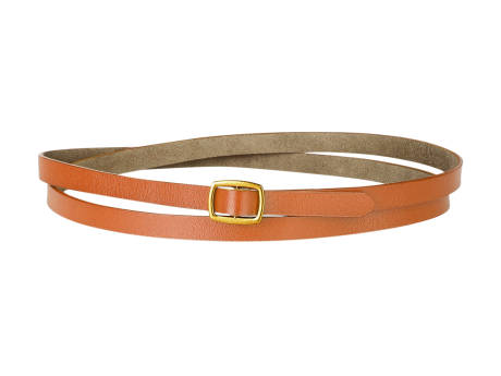 Allegra K- Adjustable Skinny Faux Leather Belt