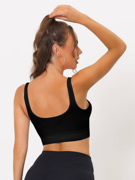 Allegra K - Wireless Padded Sports Bras Pack