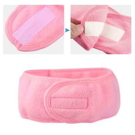 Unique Bargains- 4 Pcs Soft Spa Headband Hair Bands