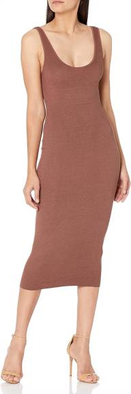 Enza Costa - Silk Rib Tank Midi Dress