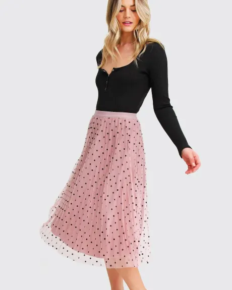 Belle & Bloom Mixed Feeling Reversible Skirt