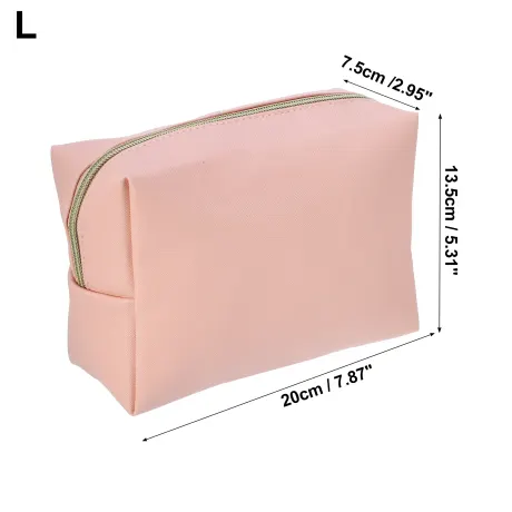 Unique Bargains- PU Leather Makeup Bag Brush Organizer Toiletry