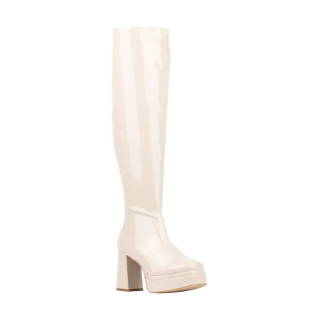 Women's Manica Thigh High Platform Boot- Wide Width