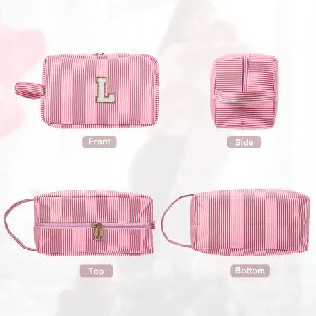 Unique Bargains- Letter L Cosmetic Travel Makeup Bag Organizer