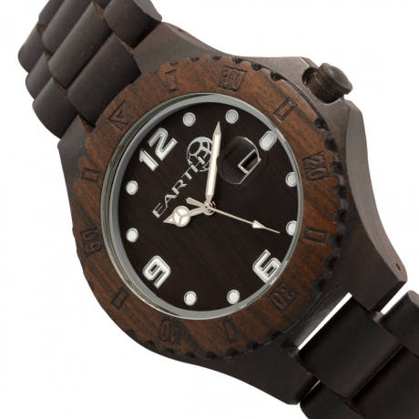 Earth Wood - Raywood Bracelet Watch w/Date - Khaki/Tan