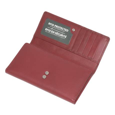 Roots Ladies' Clutch Wallet with Removable Checkbook