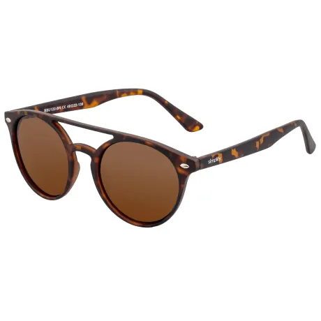 Lunettes de soleil polarisées Simplify Finley - Tortue/Marron