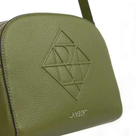 Lambert - Le Kayla - Sac à main bandoulière en cuir vegan olive