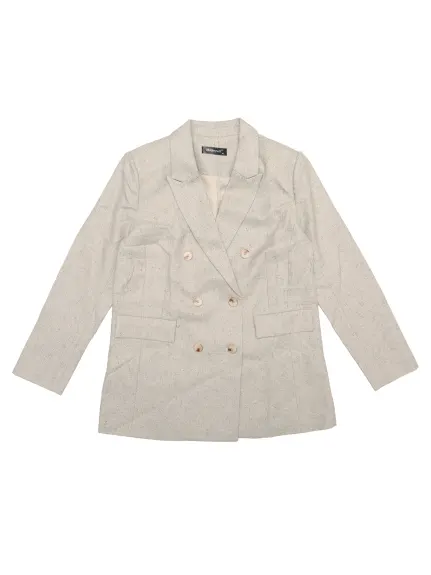 Allegra K- Veste blazer à manches longues et revers boutonné