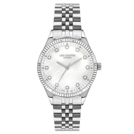 LEE COOPER-Montre Dames Doré 35mm Cadran Blanc