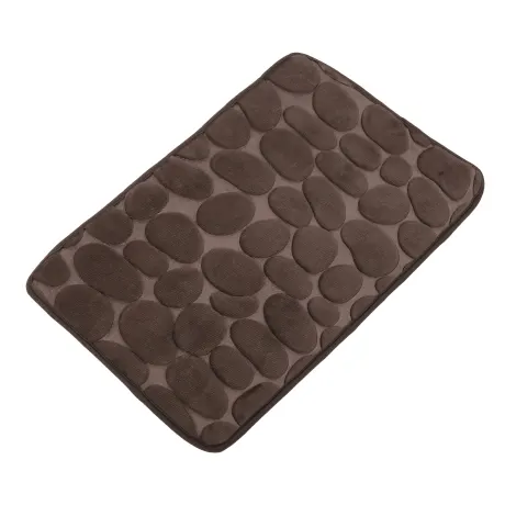 Unique Bargains- Bathroom Rug Mat Cobblestone Pattern