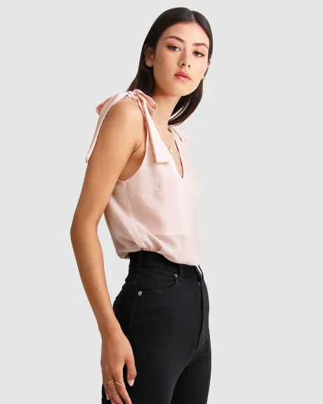 Belle & Bloom Feel For You V Neck Top