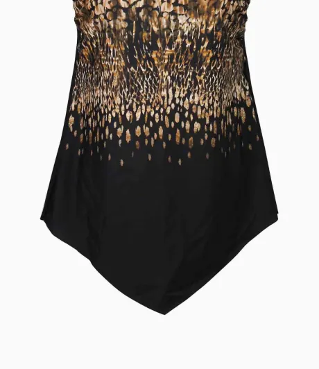 Miraclesuit - Dali Leopard Hankini Underwire Tankini Top