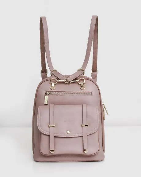 Belle & Bloom 5th Ave Leather Backpack