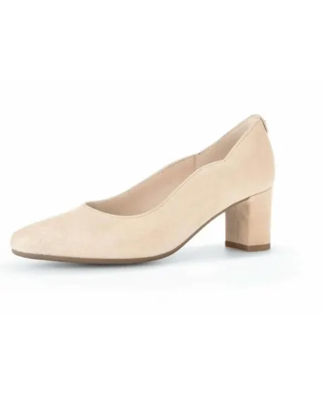 GABOR - Suede Scallop Pump