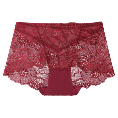 Allegra K- Lace Floral High Waisted Brief Panties