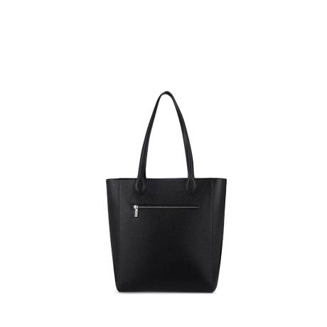 Lambert - The Claire - Black Vegan Leather Tote Bag