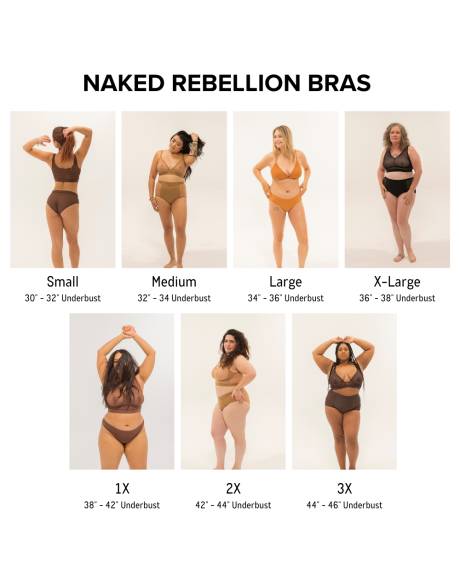 Soutien-gorge débardeur en maille Nude Shade - Naked Rebellion