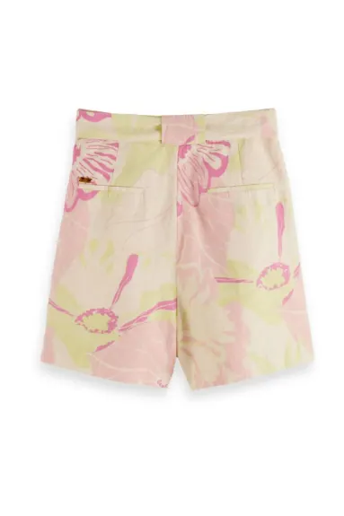 SCOTCH & SODA - High Rise Casual Printed Shorts