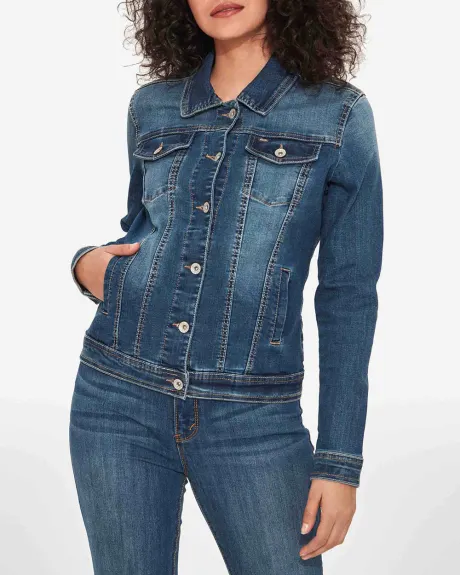 LOIS -Steph Fitted Blue Denim Jacket