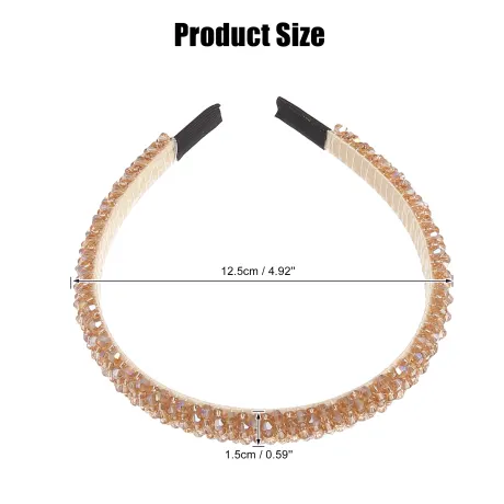 Unique Bargains - Faux Crystal Shiny Headband