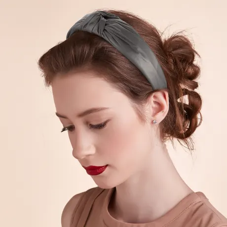 Unique Bargains- Faux Leather Knotted Hairband Headband