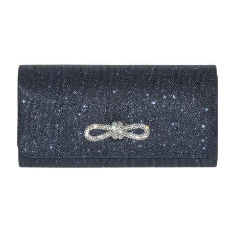 Club Rochelier Ladies' Evening Bag with Glitter Bow