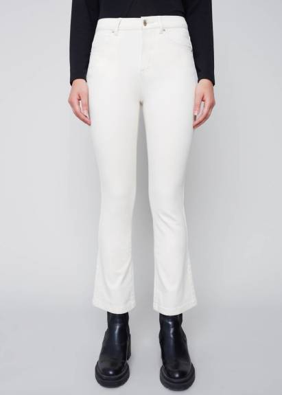 CHARLIE B - Bootleg Stretch Twill Pant