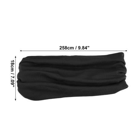 Unique Bargains - Stretchy Cotton Sports Headbands Sweatbands