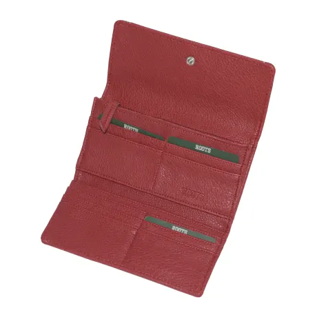 ROOTS Ladies Trifold Clutch Wallet