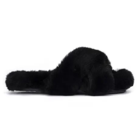 Torgeis - Women's Luna Furry Slides