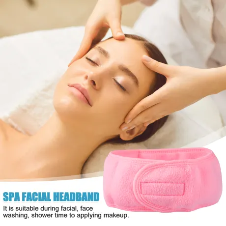 Unique Bargains- 4 Pcs Soft Spa Headband Hair Bands