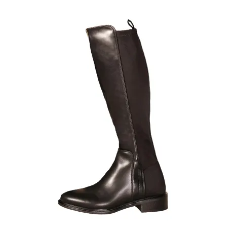 Where's That From - Womens/Ladies Parker PU Side Zip Knee-High Boots