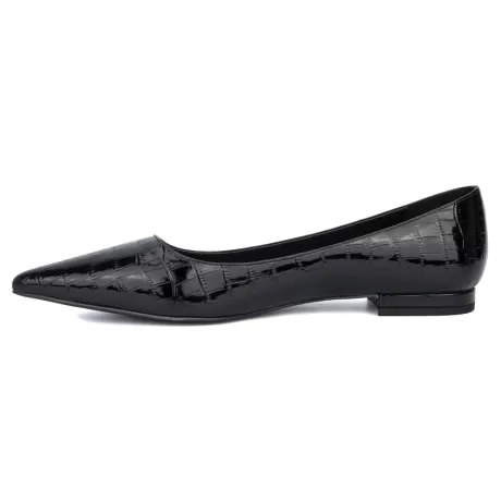 Fashion To Figure Women's Bailey Ballet Flat - WIDE WIDTH