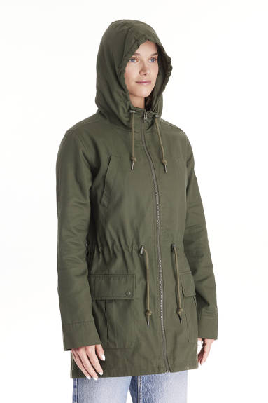 Lara - 3 in 1 Cotton Maternity Jacket Military Style - Modern Eternity Maternity