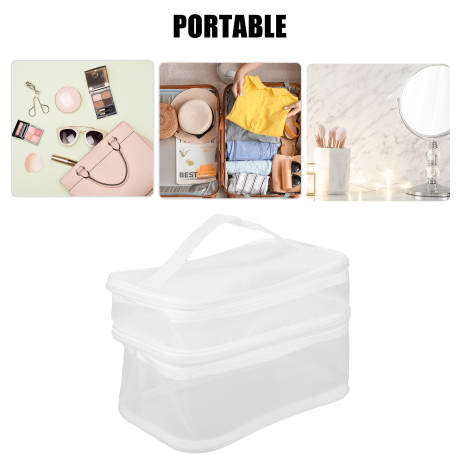 Unique Bargains- Travel Makeup Bag Brush Holder Organizer Waterproof