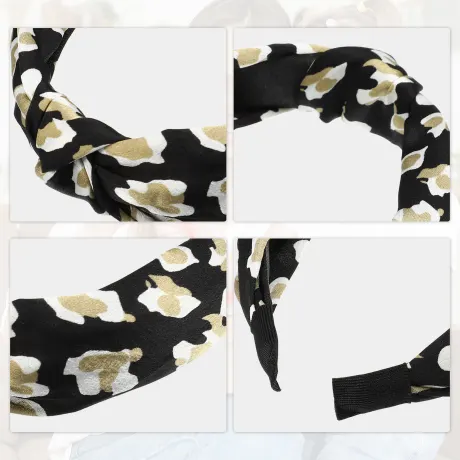 Unique Bargains - Leopard Pattern Knotted Headband