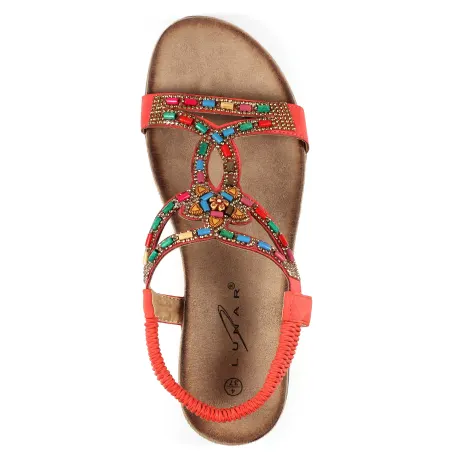 Lunar - Womens/Ladies Mariella Beaded Sandals