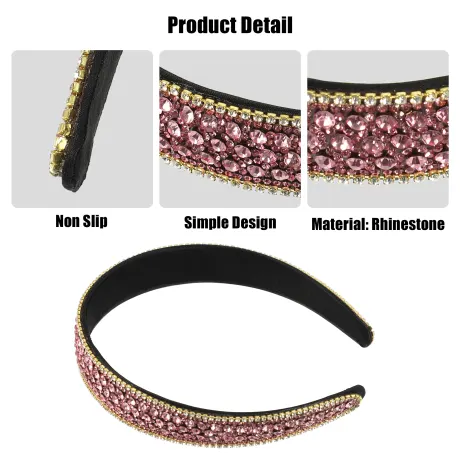 Unique Bargains - Rhinestone Headband