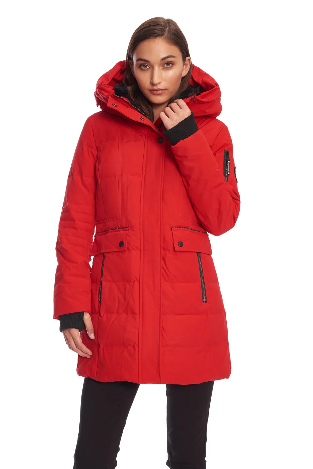 Alpine North Women's - KOOTNEY | Vegan Down Recycled Mid-Length Parka Coat