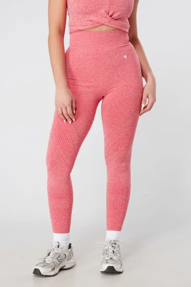 Twill Active Seamless Marl Laser cut Leggings