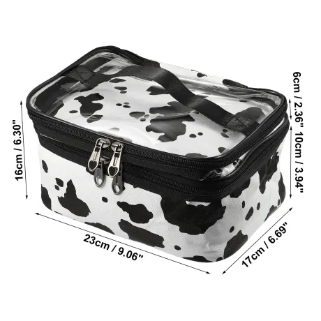 Unique Bargains- Double Layer Makeup Cosmetic Travel Bag Organizer