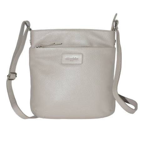 Club Rochelier Ladies' Leather Top Zipper Crossbody